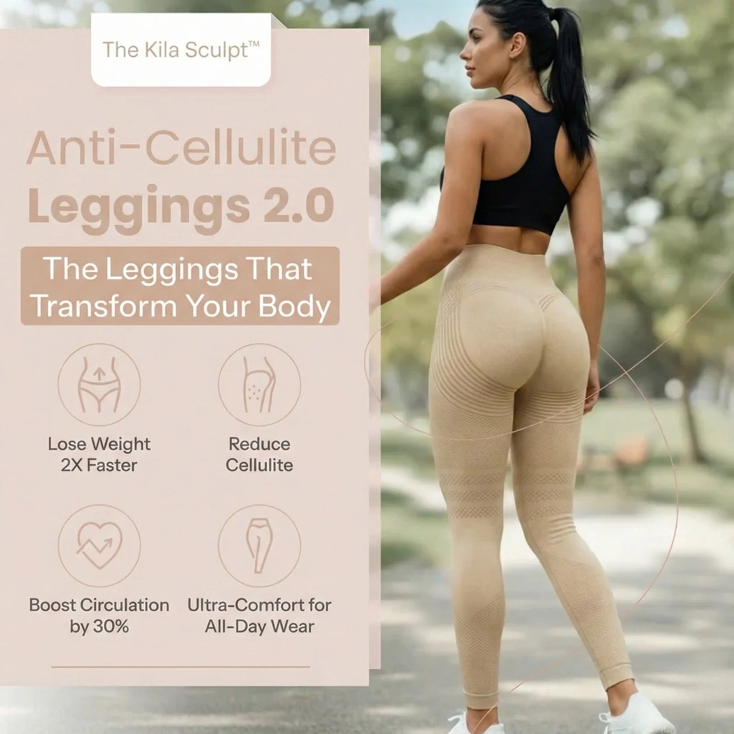 Kila Sculpt™ Anti-Cellulite Compression Legging